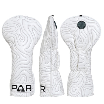 White PU PUPAR Driver Head Cover